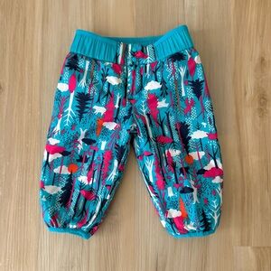 Patagonia Baby Reversible Quilted Puff-Ball Snow Pants, Size 3-6 Months